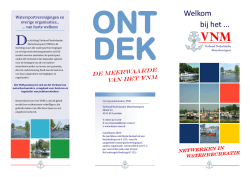Informatiefolder VNM 2015