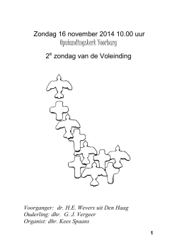 16 november 2014 - Opstandingskerk Voorburg