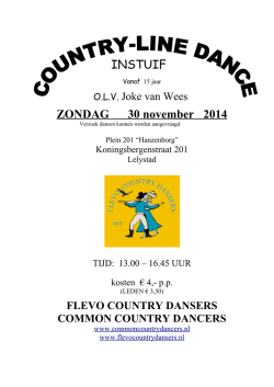 Instuif 30 nov. 2014 Lelystad