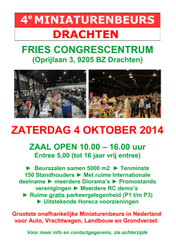 ZATERDAG 4 OKTOBER 2014 4e