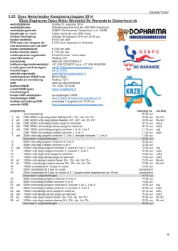 5.25 Open Nederlandse Kampioenschappen 2014 83ste Dopharma