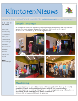 Download (PDF) - Basisschool de Klimtoren