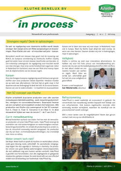 in process - Kluthe Benelux BV
