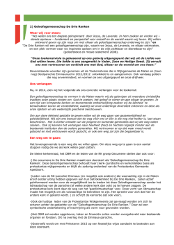 Discussiestuk OBM nov. 2014