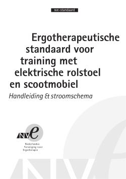Ergotherapeutische standaard voor training met elektrische rolstoel
