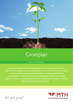 Groeiplan