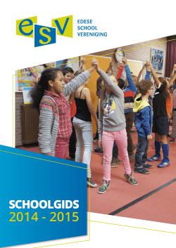 Schoolgids 2014-2015 - Edese Schoolvereniging