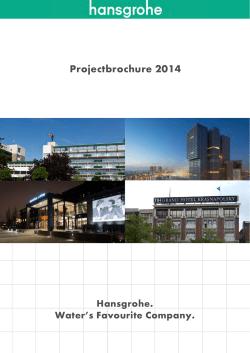 Projectbrochure 2014
