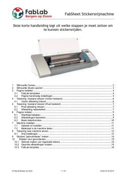 Handleiding Stickerplotter