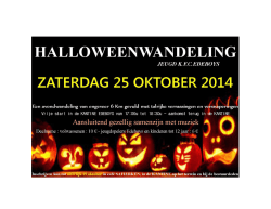 HALLOWEENWANDELING