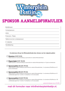 Donateur (EUR 50,00) Begunstigde (EUR 100