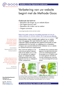 Download de flyer - Goos Marketing Research