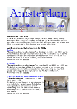 mei - Amsterdam Cultuur-Historische Vereniging