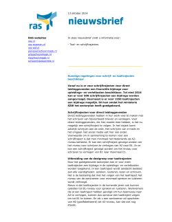 13 oktober 2014 RAS websites ras.nl ras-examen.nl ras