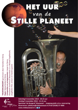 HET UUR STILLE PLANEET