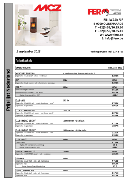 2013-09-01 MCZ PELLET NL