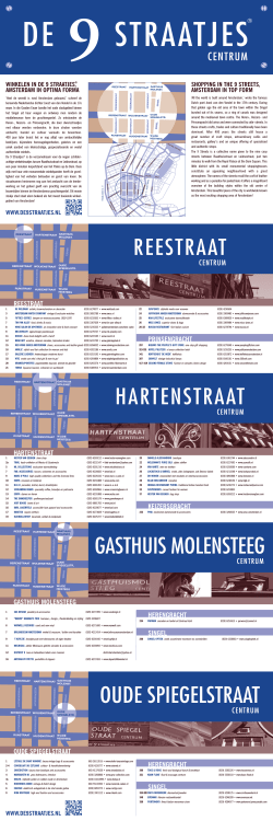 Download de blauwe folder van De 9 Straatjes