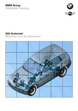 E83 onderstel