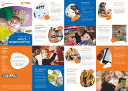Educatieaanbod 0 - 12 jaar