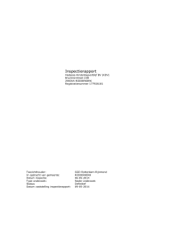 Inspectierapport mei 2014 (KDV)