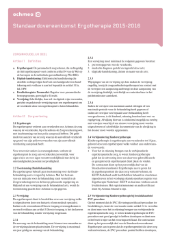 Standaardovereenkomst Ergotherapie 2015-2016 (pdf)