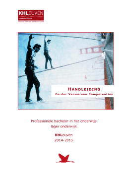 Handleiding EVC BaLO 2014-2015 gelayout