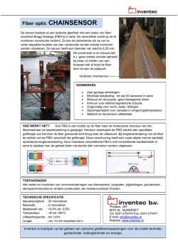 Fiber optic CHAINSENSOR