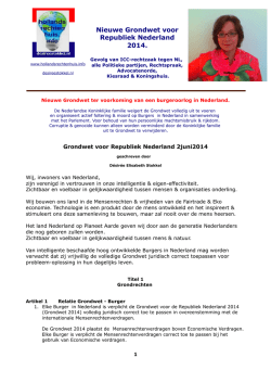 Grondwet.Nederland.2014.Repuliek
