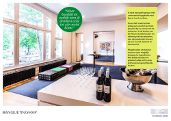 Download hier onze Banquetingmap