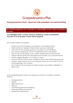 Groepsdynamica-Plus - Circles for Connection