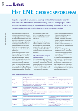 Het ENE gedragsprobleem (pdf)