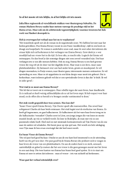 Interview Julia Bless - Theatergroep Suburbia