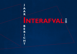 Jaarbericht van INTERAFVAL