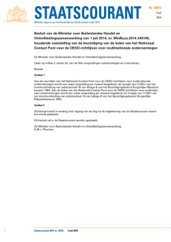 Download "NCP Bezoldigingsbesluit 2014" PDF document | 1 pagina