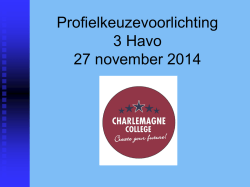 Informatie profielkeuzevoorlichting 3 HAVO PDF