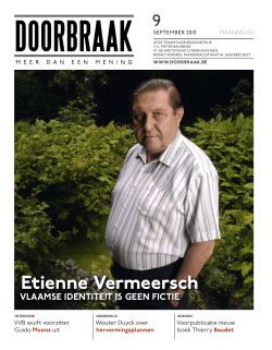 2013_09_doorbraak - Vlaamse Volksbeweging
