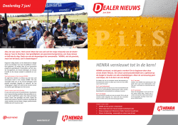 HENRA vernieuwt tot in de kern!