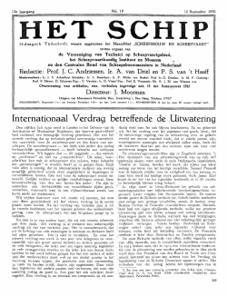 Internationaal Verdrag betreffende de Uitwatering
