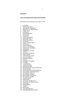 "Lijst van beschermde natuurmonumenten" PDF