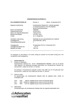 Hondenpension Naarden B.V. - de Advocaten van Van Riet