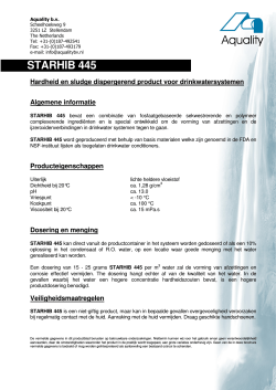 Starhib 445 Productinfo-NL - Aquality Waterbehandeling