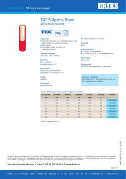 Siliconen slang RX® Silipress FDA rood Silicone persslang