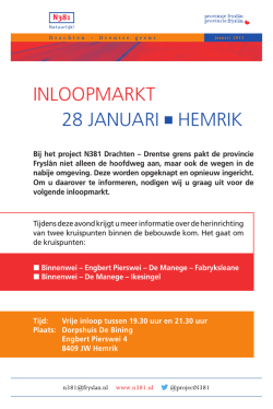 Inloopavond informatie Kruispunt