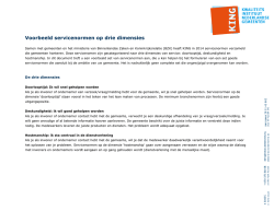 Handreiking Doorontwikkeling Servicenormen