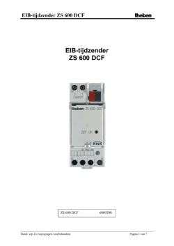 theben EIB-tijdzender ZS 600 DCF