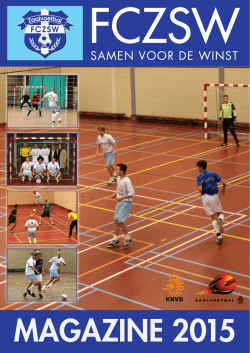 SAMEN VOOR DE WINST - FCZSW/Lekkervroeg.nl