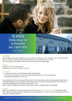 Informatie - Woonstichting De Zes Kernen