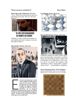 Doordeweeks schaken