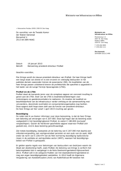 "Benoeming president-directeur ProRail" PDF