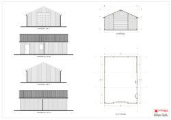 Hardeman bijgebouw ZDK100 - Standaard Tekening